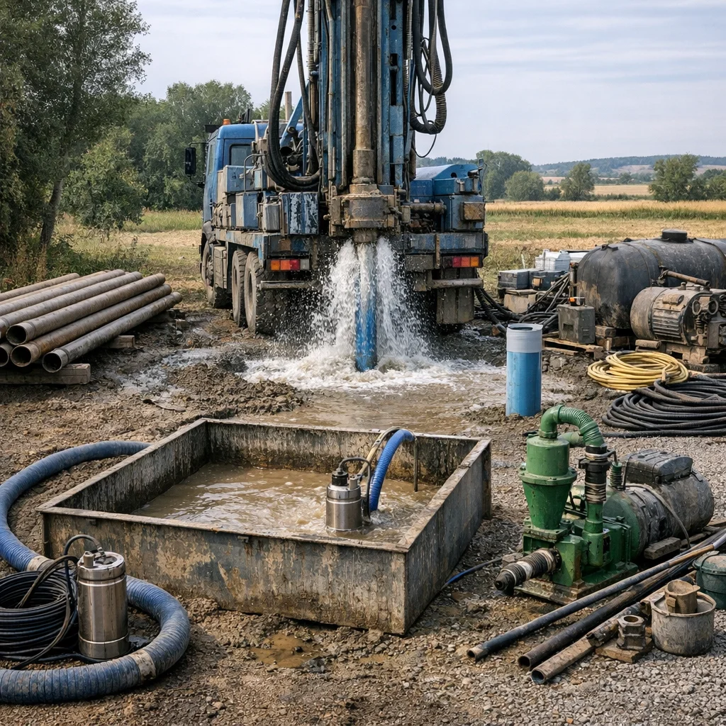 Ensablement de puits en Saône-et-Loire — contexte géologique Chalon-sur-Saône