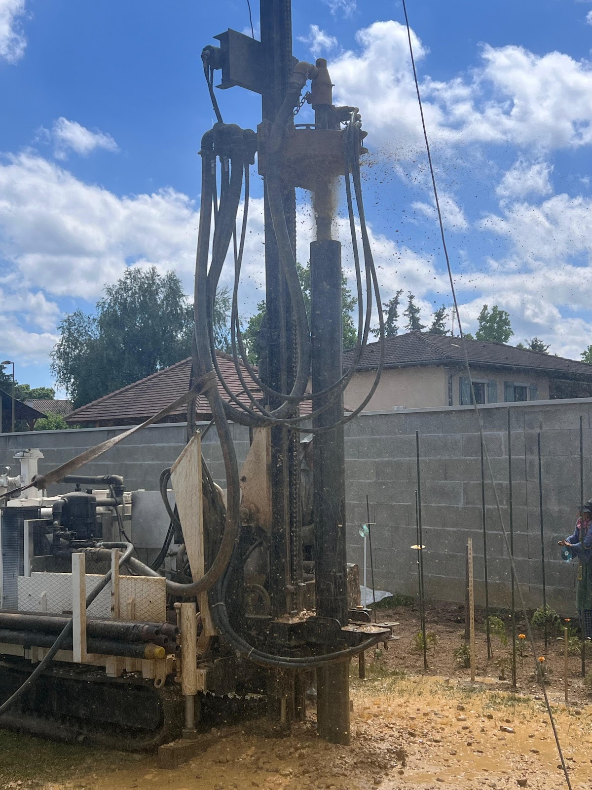 Chantier de forage en Bresse — Yılmaz Forage 71000