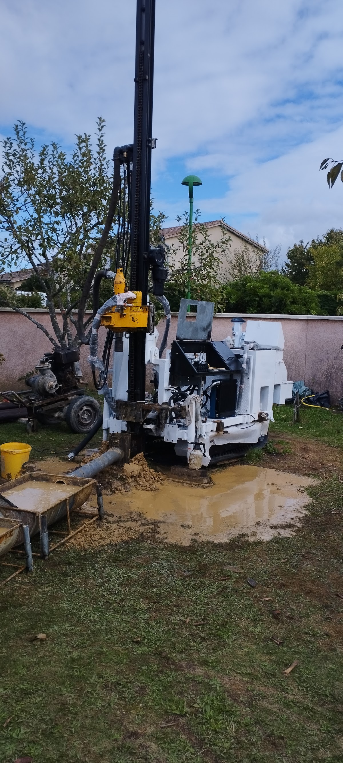 Dépannage de forage réalisé par Yılmaz Forage près de Mâcon