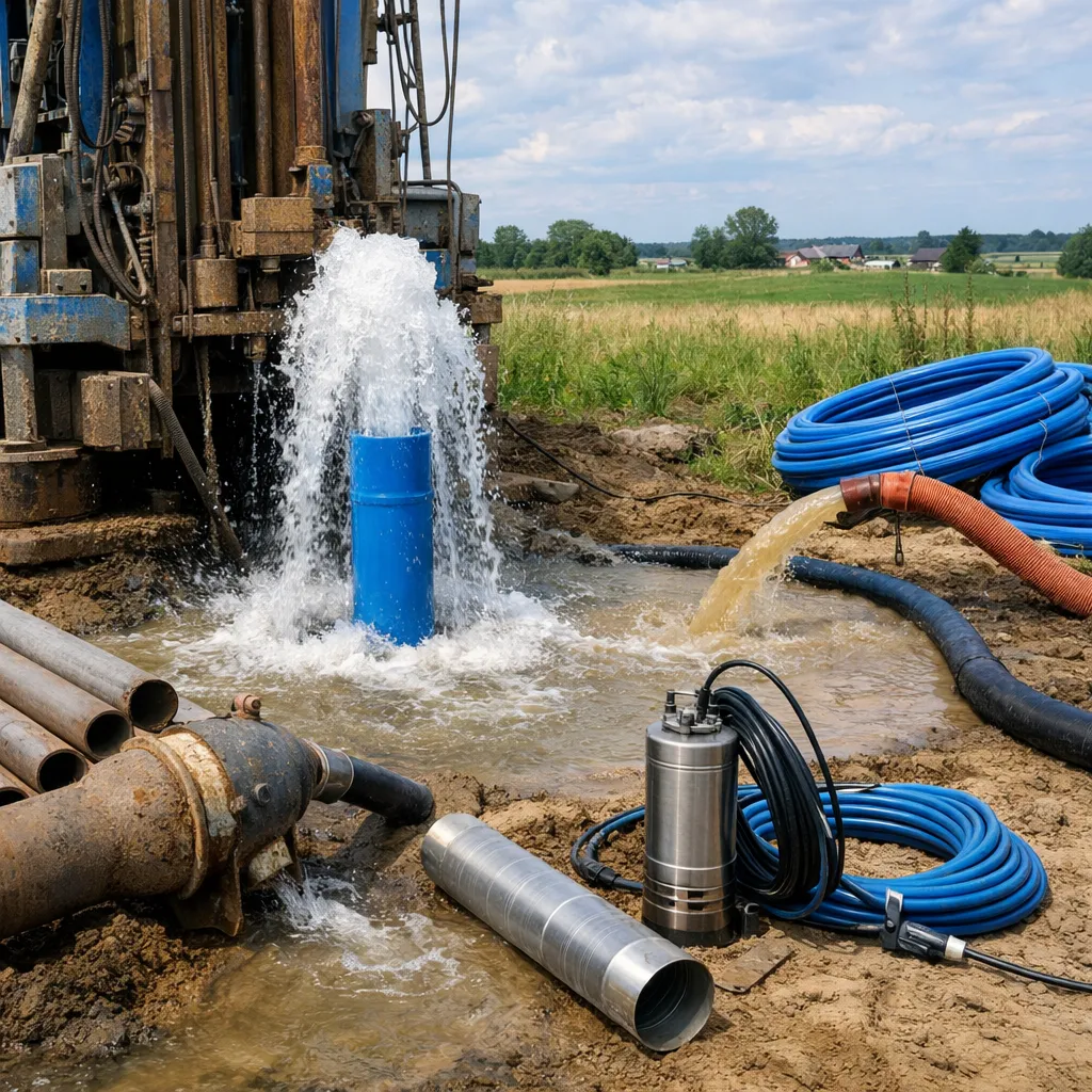 Dessablage de puits à Chalon-sur-Saône — intervention Yılmaz Forage